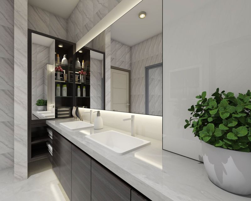 Bright Vanity Area