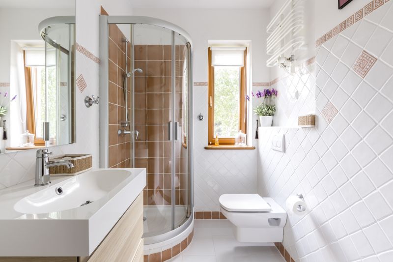 Small Bathroom with Corner Shower